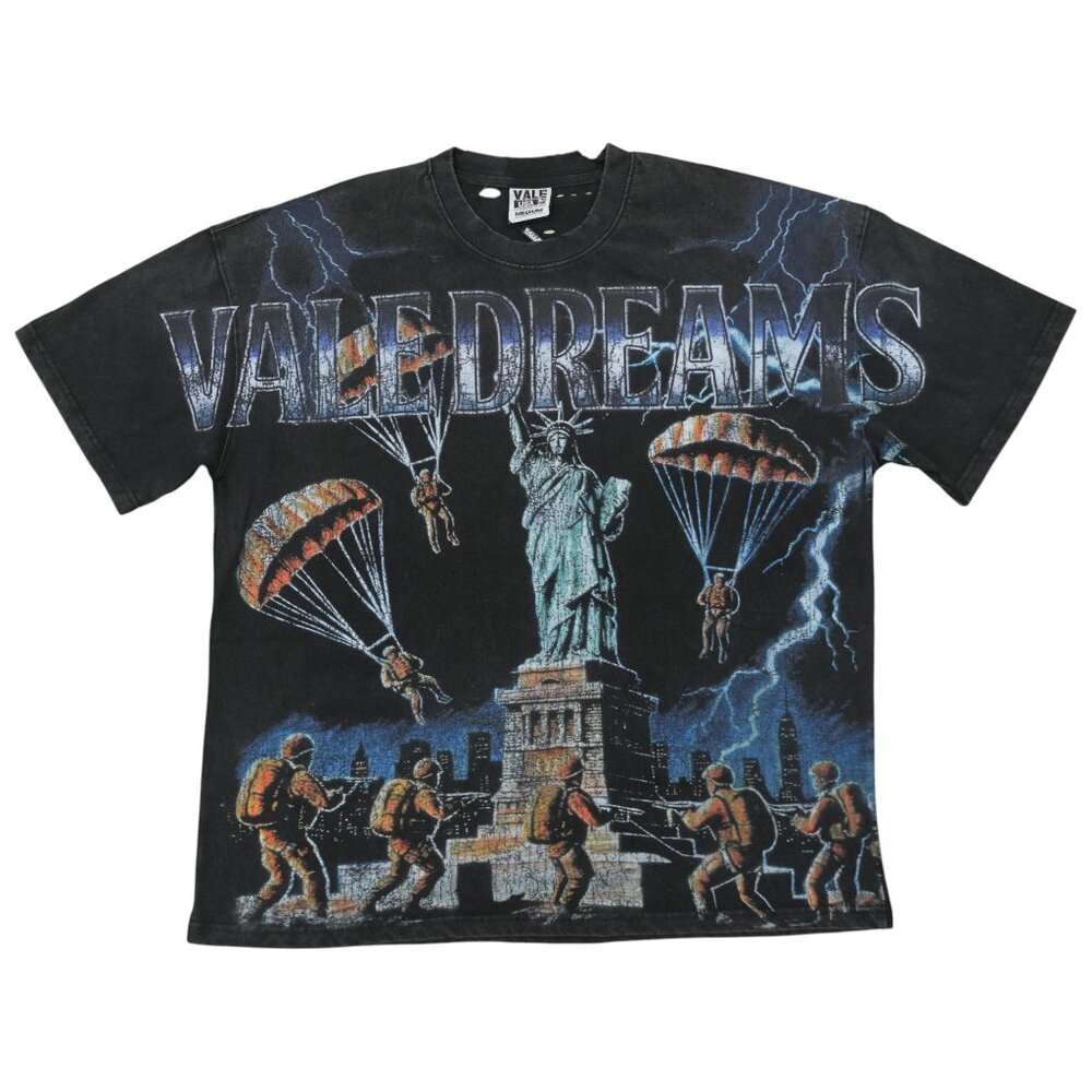 Vale Forever NYC Invasion T-Shirt Vintage Black
